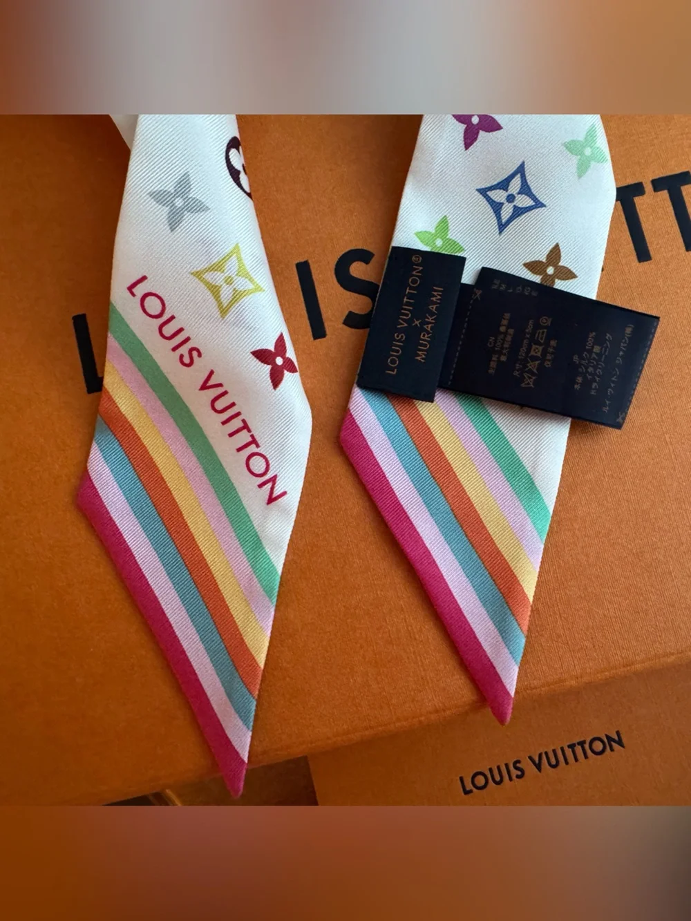 NWT Louis Vuitton x Takashi Murakami LV × TM Monogram Multicolor BB Bandeau